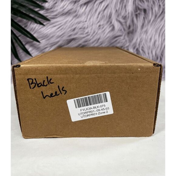 Journee Collection Women's Fylicia Woven Sandals - Black 7.5M - Picture 6 of 8